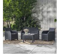 Keter Table de jardin Rosalie Graphite 441304