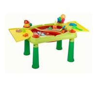 Keter Table de jeu Sand & Water Rouge et jaune 178668 Argent G