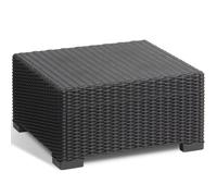 KETER Table basse de jardin California 68x68x35 cm - Anthracite