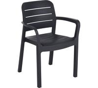 KETER TISARA Chaise de jardin, 53 x 58 x 83 cm, graphite 17199557