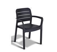 Keter Tisara Chaise de Jardin 58x53x83 cm Gris Graphite