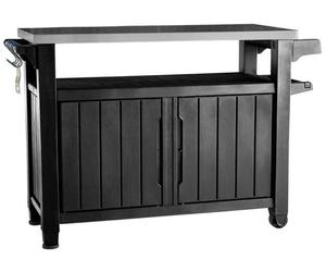 KETER UNITY XL 207L Table d'extérieur multifonctionnelle de barbecue, graphite 17202662