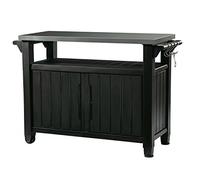 Keter Unity XL Table portable et armoire de rangement Gris foncé