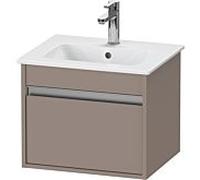 Duravit Bâti-support lavabo suspendu Ketho Compact KT640404343 500x410x412 1 tiroir Basalte mat
