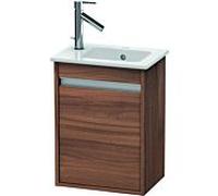 Ketho Duravit vasque KT6417R7979 40x28,5x55cm, suspendu, porte à droite, noyer naturel