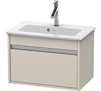 Duravit vasque KT642209191 2000 60 x 38,5 cm suspendue coulissante Taupe
