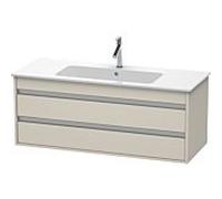 Duravit Ketho bâti-support lavabo suspendu, 1200x480x475 mm, 2 tiroirs, pour ME by Starck 233612, KT643109191, Couleur: Décor taupe mat
