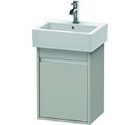 Ketho Duravit vasque KT6630R0707 40x32x55cm, suspendu, porte à droite, gris béton mat
