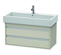 Meuble Pour Lavabo Encastrable suspendu Duravit Ketho pour 045410 Taupe 950 mm KT663809191
