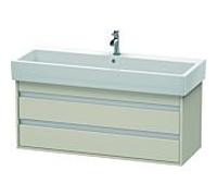 Ketho Duravit vasque KT663909191 115 x 44 cm, Taupe , 2 tiroirs, suspendu