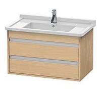 Ketho Duravit vasque KT664403030 80 x 45,5 cm, chêne naturel, 2 tiroirs, suspendu