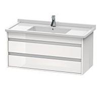 Ketho Duravit vasque KT664502222 100 x 45,5 cm, blanc brillant, 2 tiroirs, suspendu