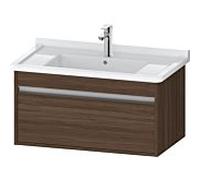 Ketho Duravit vasque KT666402121 80 x 45,5 cm, 2000 foncé, coulissant match2, suspendu