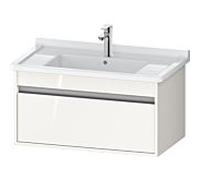 Ketho Duravit vasque KT666402222 80 x 45,5 cm, blanc brillant, 2000 coulissant, suspendu