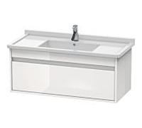 Ketho Duravit vasque KT666502222 100 x 45,5 cm, blanc brillant, 2000 coulissant, suspendu