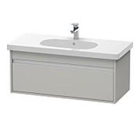 Ketho Duravit vasque KT666800707 100 x 45,5 cm, gris béton mat, 2000 , suspendu