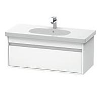 Ketho Duravit vasque KT666801818 100 x 45,5 cm, blanc mat, 2000 coulissant, suspendu