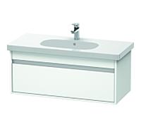 Ketho Duravit vasque KT666801818 100 x 45,5 cm, blanc mat, 2000 coulissant, suspendu