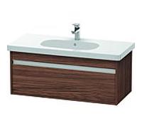 DURAVIT Ketho - Meuble sous lavabo avec 1 tiroir 1000x410x455mm noyer foncé/noyer foncé