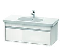 Ketho Duravit vasque KT666802222 100 x 45,5 cm, blanc brillant, 2000 coulissant, suspendu