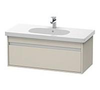 Duravit Ketho bâti-support lavabo suspendu, 1000x410x455 mm, 1 tiroir, pour D-Code, KT666809191, Couleur: Décor taupe mat