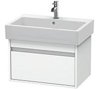 Ketho Duravit vasque KT668401818 65 x 44 cm, blanc mat, 2000 coulissant, suspendu