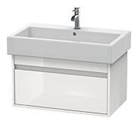 Ketho Duravit vasque KT668702222 75 x 44 cm, blanc brillant, 2000 coulissant, suspendu