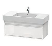 Duravit Ketho Meuble sous-lavabo suspendu 6691, 1 tiroir, 1000mm, pour Vero, Couleur (avant/corps): DÃ©cor blanc brillant - KT669102222