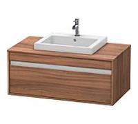 Ketho Duravit vasque KT679507979 100 x 55 cm, noyer naturel, pour 2000 , coulissant match2, suspendu