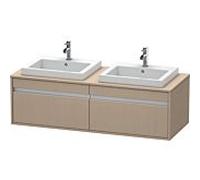 Duravit Duravit Meuble sous-lavabo Ketho 140x55x42,6 cm, f EWT, 2 tiroirs, B bs, lei Quantité:1