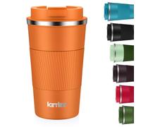 KETIEE Tasse à café à emporter, 510ml Gobelet isotherme Café-to-go, Tasse à café Thermo, Double paroi Gobelet de voyage Travel Mug, Gobelet isolant sous vide avec couvercle étanche pour café et thé