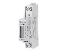 KETLER - KE3205 : Compteur électrique modulaire - Monophasé 45 A - Certifié MID - Simple tarif - Sortie d'impulsion - Affichage LCD