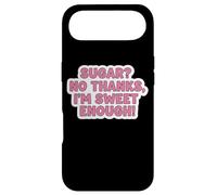 Keto Diet Blague Amusante pour Femme avec Inscription « Sugar No Thanks I'm Sweet Enough » Coque pour iPhone Air