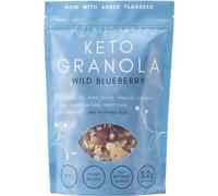 Keto Hana Blueberry sauvage cétogène granola régime cétogène végétalien, sans céréales, sans produits laitiers, à base de plantes, sans sucres raffinés, sans gluten, 2,3 g de glucides nets de céréales