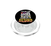 Keto Metabolic Sport Low Carbs Régime de Perte de Poids sain PopSockets PopGrip pour MagSafe