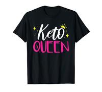 Keto Queen Keto Diet Femme Noir T-Shirt