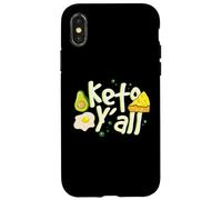 Keto Y'all - Régime cétose drôle et sain à Faible teneur en Glucides Coque pour iPhone X/XS