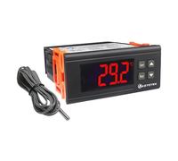 KETOTEK KT8100 Contrôleur de température PID de chauffage numérique Thermostat de gradation 220 V Contrôle pour appareil de chauffage 2 A 440 W avec capteur de température 2 m
