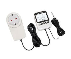 KETOTEK Prise Thermostat avec Minuterie 220V pour Reptiles Terrarium Serre