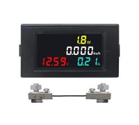 KETOTEK Voltmetre Amperemetre Numérique DC 14-600V avec 100A Shunt LCD Testeur de Tension de Courant Multimètre Amp Volt Meter Power Energy Moniteur pour Solaire Moteur Batterie