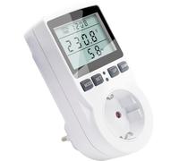 KETOTEK Wattmètre Prise Compteur d'Énergie avec 11 Modes Surveillance, Prise Consommation Electrique pour Économie d'Energie, Écran LCD, Surcharges de Protection, 3680W MAX