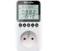 KETOTEK Wattmètre Prise Compteur d'Énergie, Prise de Consommation Électrique avec l'écran LCD, Consommation d'Énergie Mètre Wattmetre, Surcharges de Protection, 3680W