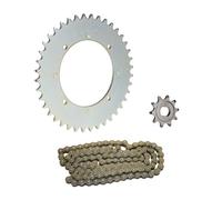Kettensatz 3-teilig silber 10/40 Zähne für Hercules M1 M2 M3 Prima 2