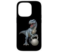 Kettle bell Swing T-Rex Dinosaure Entraînement Gym Trainer Fitness Coque pour iPhone 14 Pro