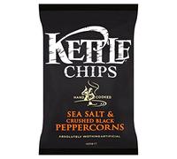 Kettle Chips Sel de mer avec grains de poivre noir 150 g