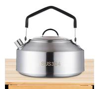 Kettle for Camping - Camp Tea Coffee Pot, Sturdy Fast Boiling Lightweight, Compact Portable Outdoor Water Kettle, Durable Aluminium Alloy Camping Picnic Cooking Pot for Hiking Backpacking Travel