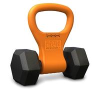 Kettle Gryp Kettlebell réglable et portable - Équipement d'entraînement de voyage pour sac de gym, crossfit WOD, haltérophilie, culturisme, perte de poids | Se fixe aux haltères