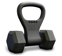 KETTLE GRYP - L'original - comme vu sur Shark Tank ! Convertit vos haltères en kettlebells - Fabriqué aux États-Unis - Poignée de poignée pour haltère