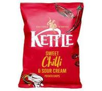 Kettle Handcooked Crunchy Crisps Lot de 12 sacs de partage de 130 g (piment doux)