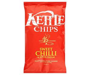 Kettle Potato Crisps - Kettle Chips Sweet Chilli & Sour Cream 150G